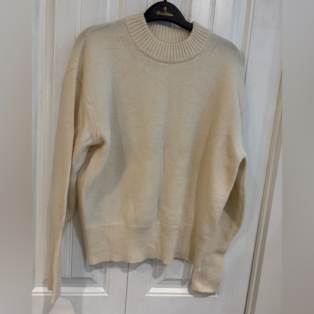 DKNY Cream Turtleneck Sweater